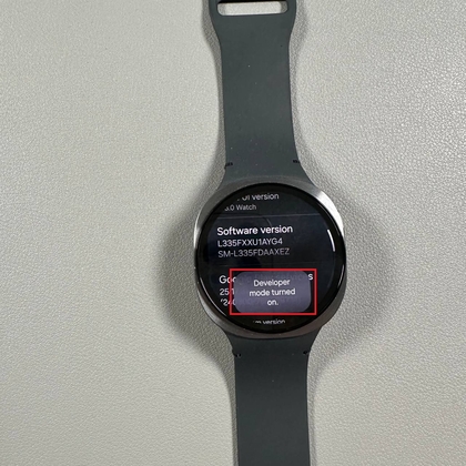 Način rada za razvojne programere aktiviran na Samsung Galaxy Watch 8 LTE