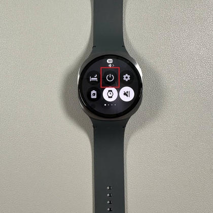Samsung Galaxy Watch 8 LTE -pika-asetukset-valikko