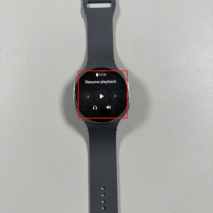 Musiikkisoitintoiminto Galaxy Watch 8 LTE -kellossa