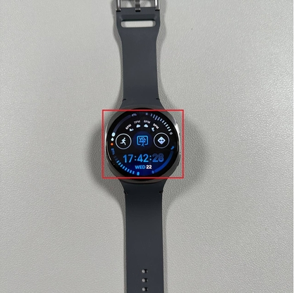 Paluu kellotauluun -painike Galaxy Watch 8 LTE -kellossa