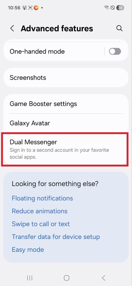 Dual Messenger -vaihtoehto