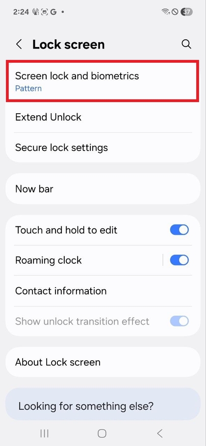 Alternativer for biometri og sikkerhet p&aring; Samsung Galaxy A17 5G