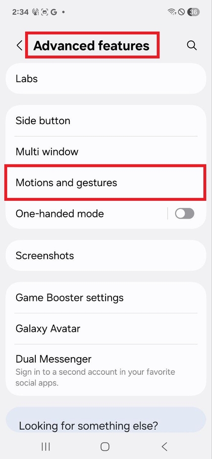 Pohyby a gest&aacute; na Samsung Galaxy A17 5G