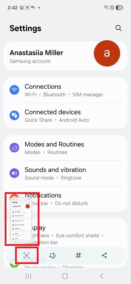 Začiatok dlhej sn&iacute;mky obrazovky