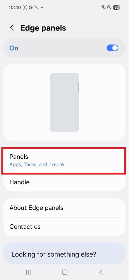 Az Eszk&ouml;zpanel hozz&aacute;ad&aacute;sa a Samsung Galaxy A17-en