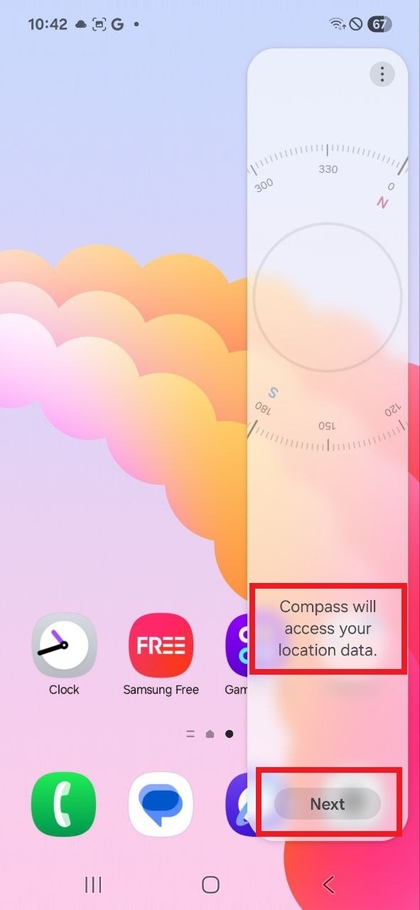 Ir&aacute;nytű enged&eacute;lyk&eacute;r&eacute;se a Samsung Galaxy A17-en