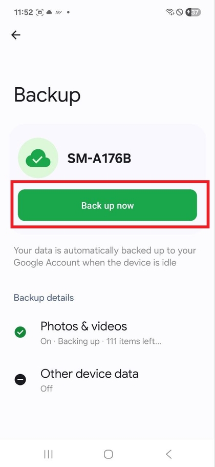 Kopjimi i t&euml; dh&euml;nave n&euml; Samsung Galaxy A17 5G