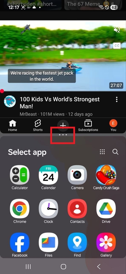 Ajuste del divisor de pantalla dividida