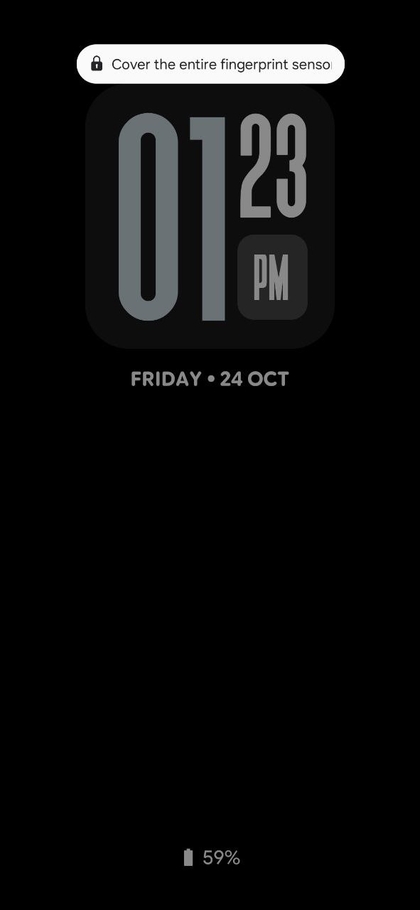 AOD activ &icirc;n timp ce ecranul este oprit