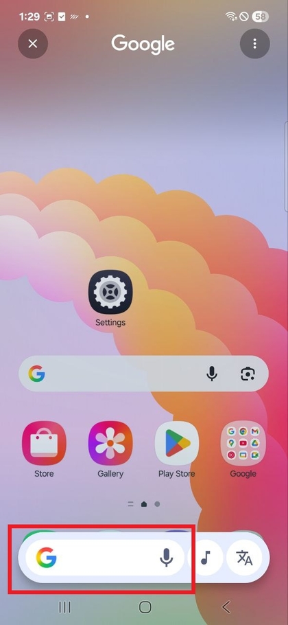 Pasirinkto teksto parinktis &bdquo;Search&ldquo; (Ie&scaron;koti)