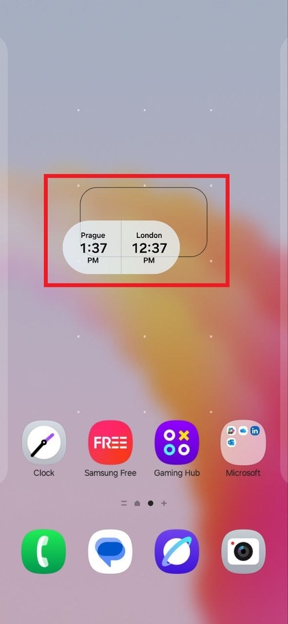 Prisp&ocirc;sobenie miest na du&aacute;lnom widgete hod&iacute;n