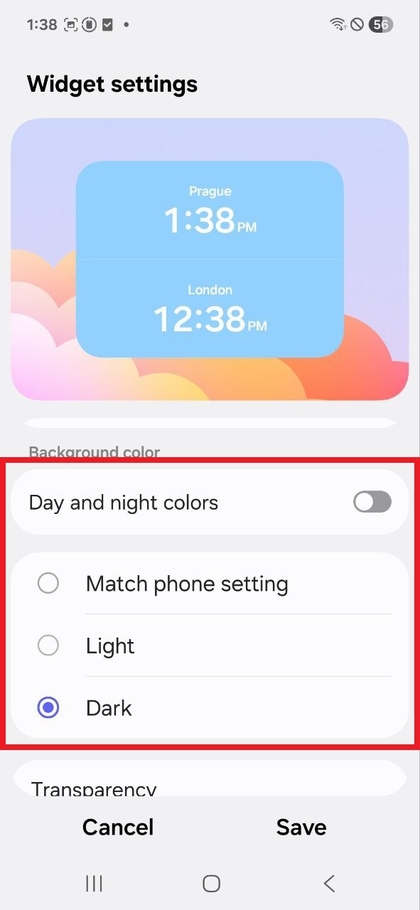 Ukladanie &uacute;prav du&aacute;lneho widgetu hod&iacute;n