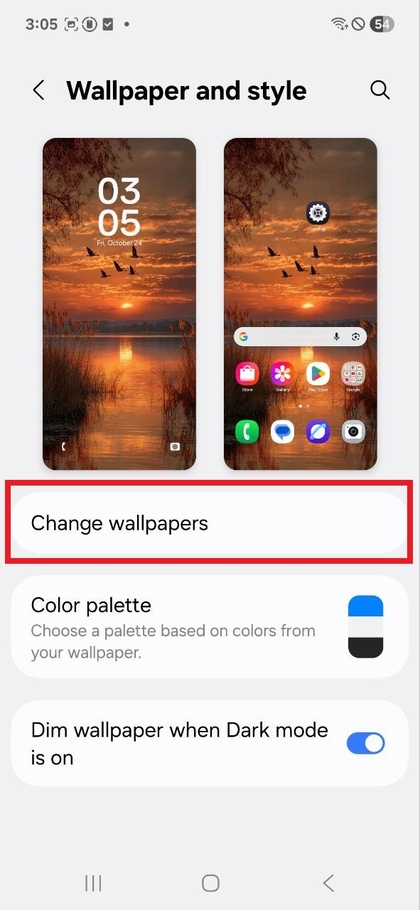 Samsung Galaxy A17 5G dagi fon rasmi toifalari