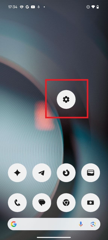Navigacija do posebnih značajki i postavki gesta na Nothing Phone 3