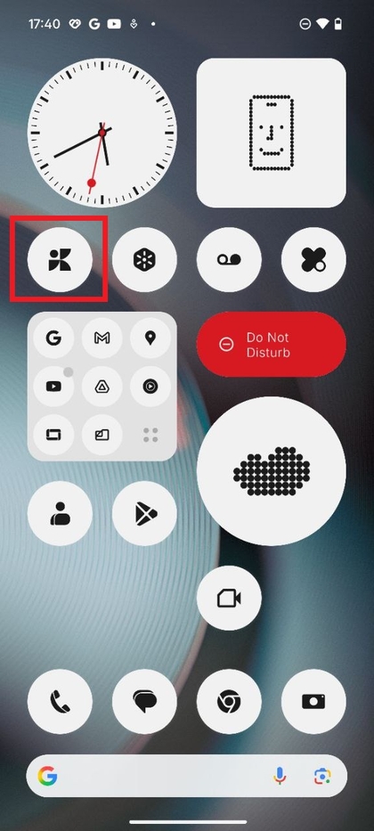 Otvaranje galerije za pristup snimkama zaslona na Nothing Phone 3