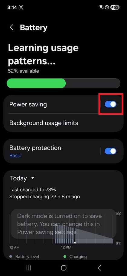 Activează Modul de Economisire a Energiei