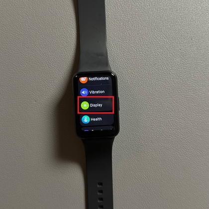Activando/Desactivando la Pantalla Siempre Activa en la Configuraci&oacute;n de Pantalla