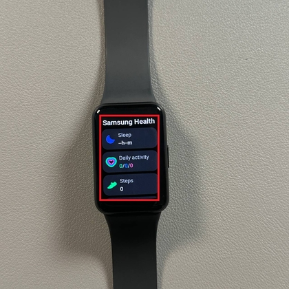 Informasi rinci kalori dan aktivitas pada Samsung Galaxy Fit 3