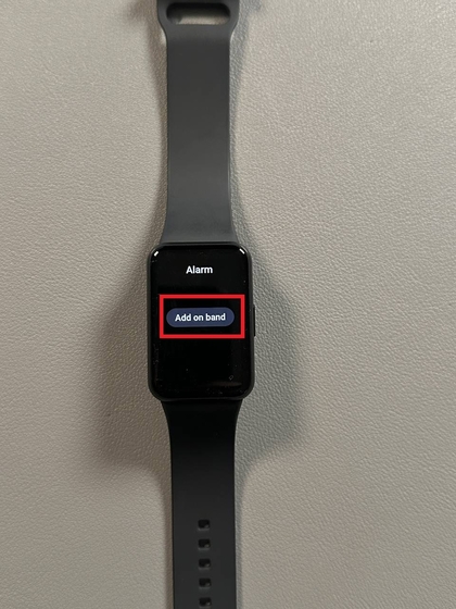 Ajouter une nouvelle alarme sur Samsung Galaxy Fit 3