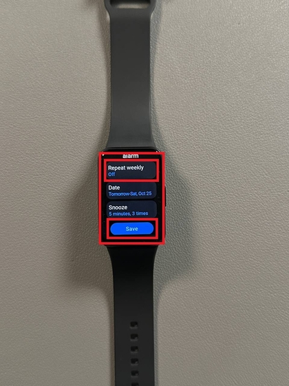 Configurer les options de r&eacute;p&eacute;tition et de r&eacute;p&eacute;tition (Snooze)