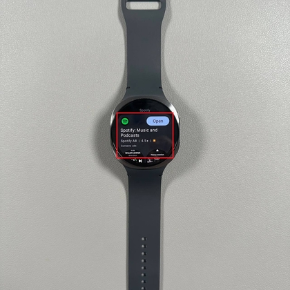 Instalando Spotify en Galaxy Watch 8