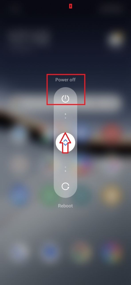 Menu de Energia do POCO F7