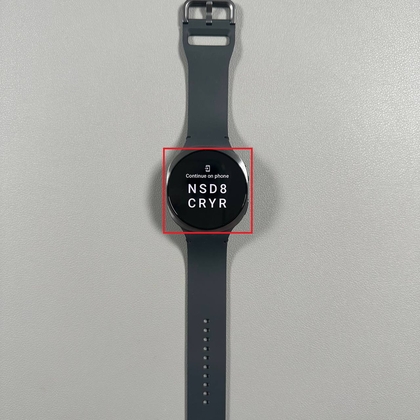 A introduzir o c&oacute;digo de liga&ccedil;&atilde;o no smartphone