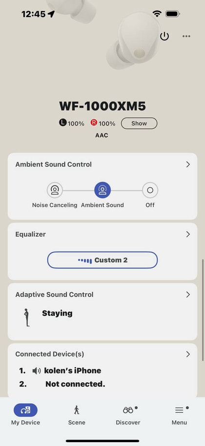 Uygulamadaki Ekolayzer se&ccedil;eneği