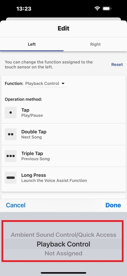 Funktionsauswahlmen&uuml;