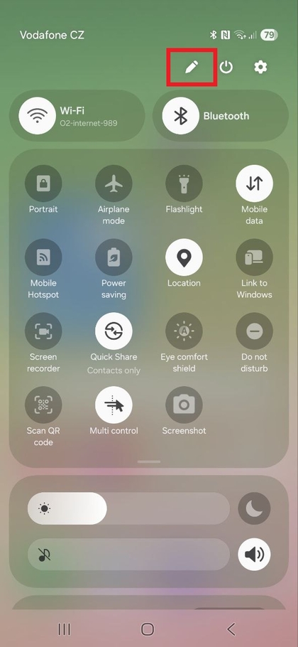 Gyorsbe&aacute;ll&iacute;t&aacute;sok szerkeszt&eacute;se a Samsung Galaxy A56-on