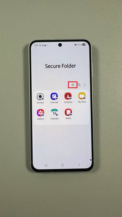 Adicionando aplicativos &agrave; Pasta Segura