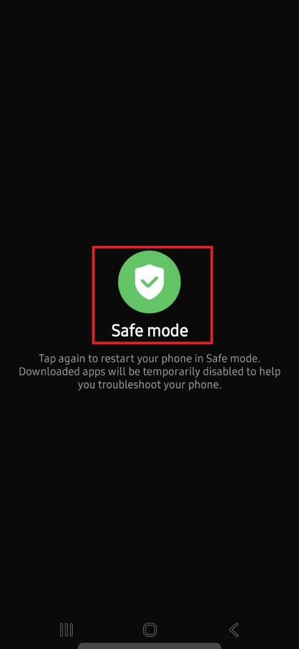 Ativar o Modo de Seguran&ccedil;a