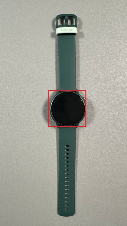 Taste an der Garmin Vivoactive 6 loslassen