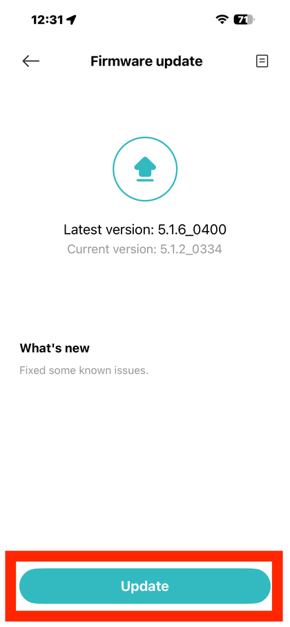 Baixando e instalando a atualiza&ccedil;&atilde;o de firmware