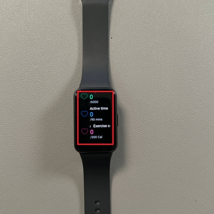Informaci&oacute;n detallada de actividad en el Samsung Galaxy Fit 3
