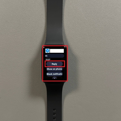 Galaxy Fit 3 ikionyesha arifa