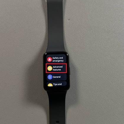 Finding Advanced Features on Samsung Galaxy Fit 3