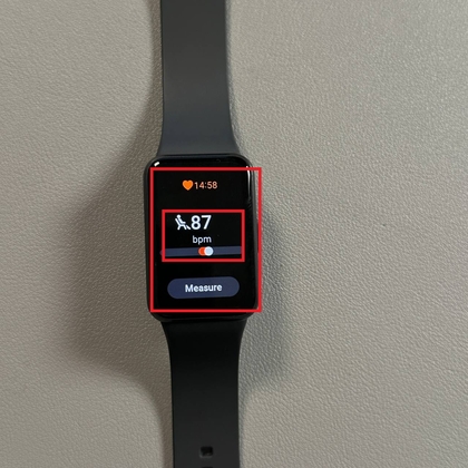 Heart Rate Settings on Samsung Galaxy Fit 3