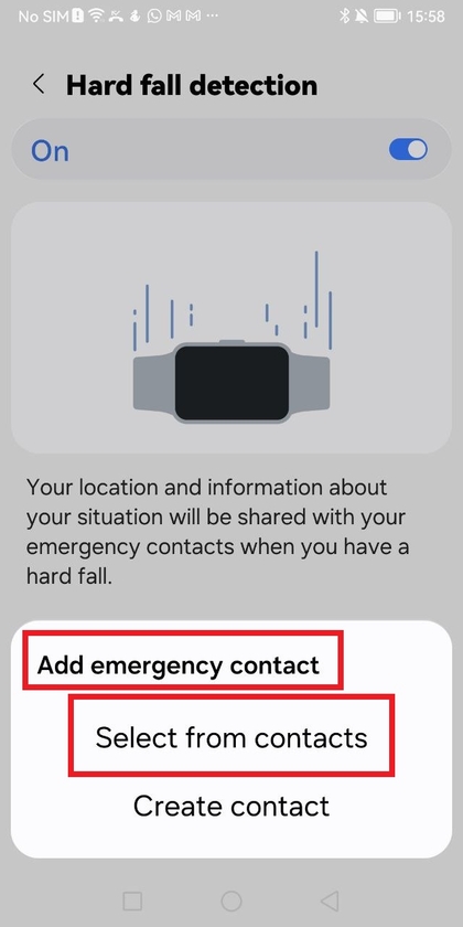 Konfigurimi i kontaktit t&euml; emergjenc&euml;s p&euml;r zbulimin e r&euml;nies