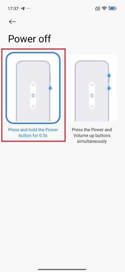 POCO F7 nastaven&iacute; pro možnosti nap&aacute;jen&iacute;