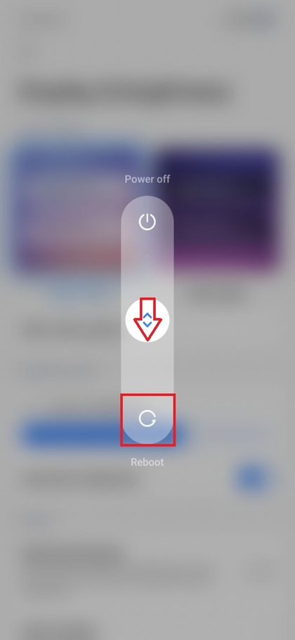 Reiniciando o POCO F7 para limpar o cache e reduzir o calor