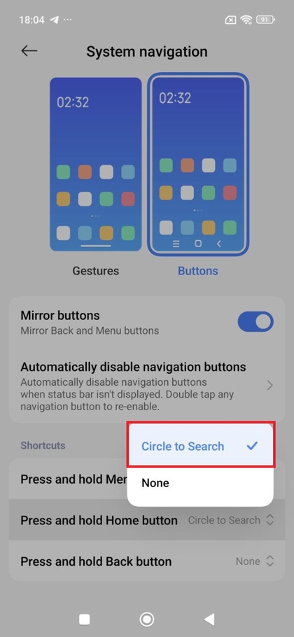 Optionen f&uuml;r &bdquo;Home-Taste gedr&uuml;ckt halten&ldquo; auf dem POCO F7