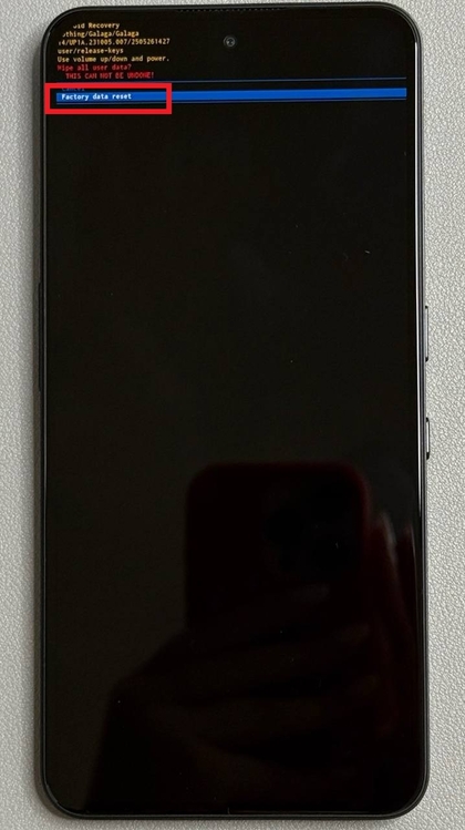 Conferma ripristino dati di fabbrica su CMF Phone 2 Pro