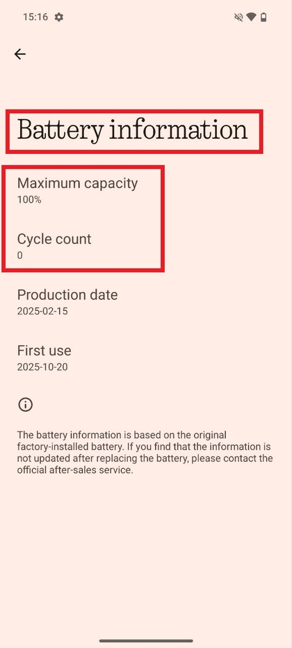 Akkuzustandsinformationen &uuml;berpr&uuml;fen