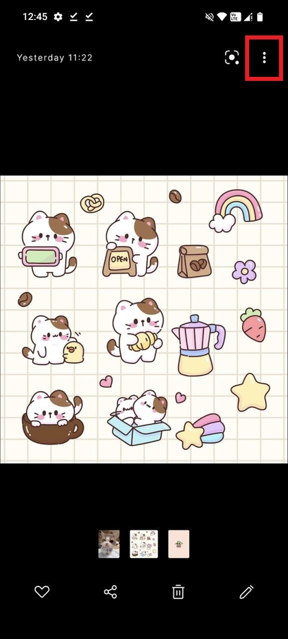 Nascondere foto utilizzando il menu su CMF Phone 2 Pro