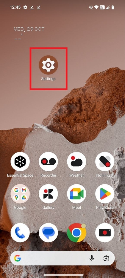Apertura dell'app Galleria su CMF Phone 2 Pro