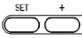 Кнопки SET / +