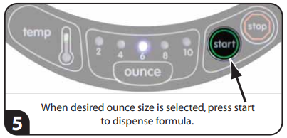 Paso 7 de la preparaci&oacute;n del biber&oacute;n