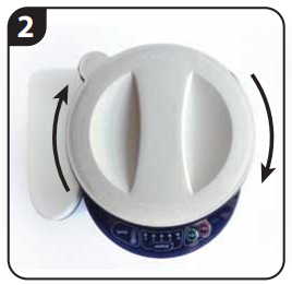 Limpiar las partes internas Paso 2