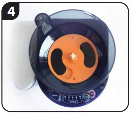 Configure el Contenedor de Polvo y las partes Paso 2